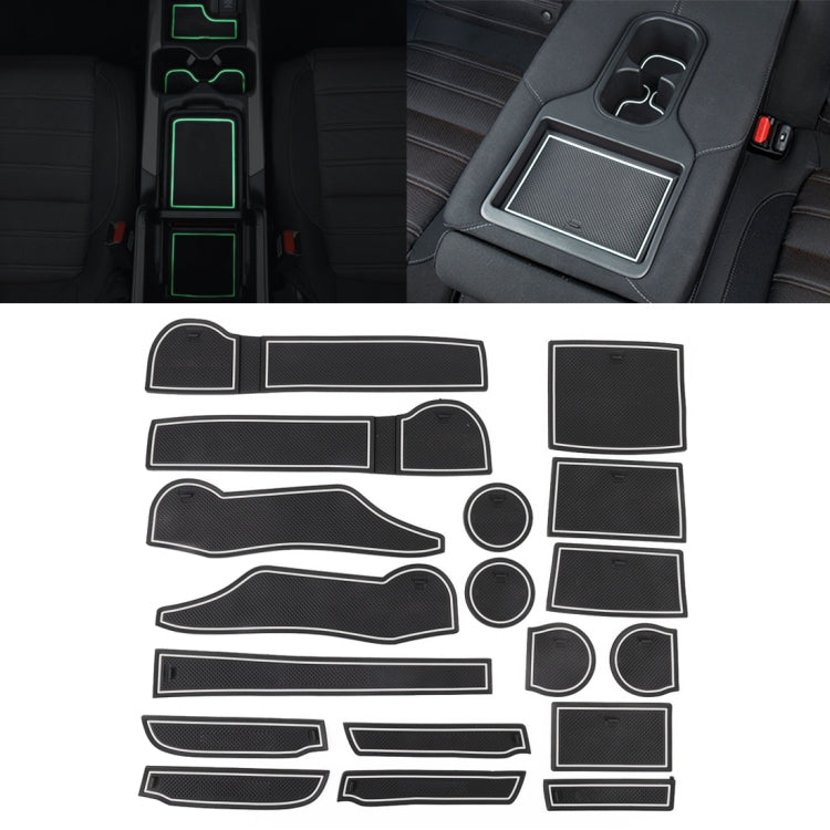 Luminous Anti-Slip Door Mats for Subaru Forester 2019 - Custom Fit Water Cup Gate Pads
