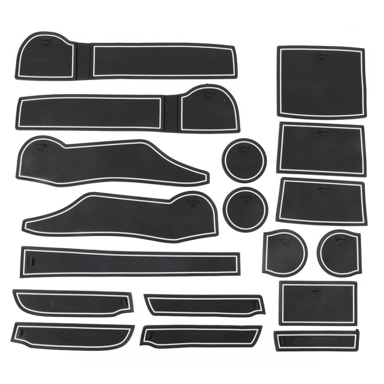 Luminous Anti-Slip Door Mats for Subaru Forester 2019 - Custom Fit Water Cup Gate Pads