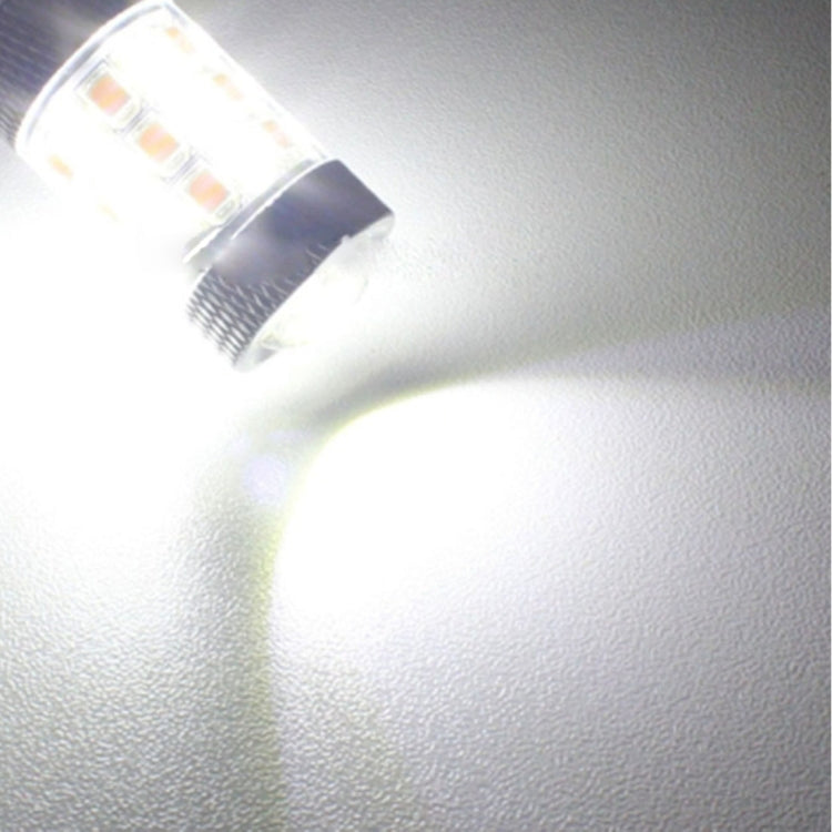 2 PCS 1156/BA15S/BAU15S 10W 1000LM 6000K White + Yellow Light DRL&Turn Light with 20 SMD-5730-LED Lamps，DC 12-24V