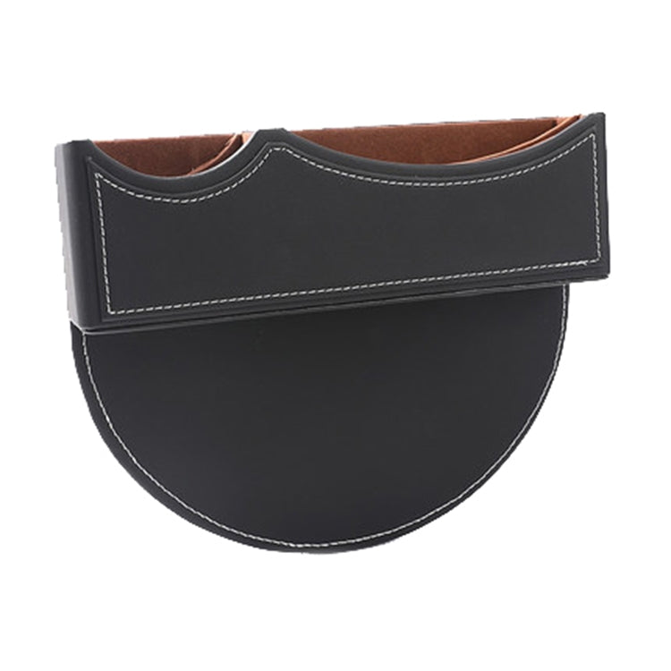 Car Seat Gap Organizer with Stylish PU Leather Storage for Phones, Coins, and Accessories