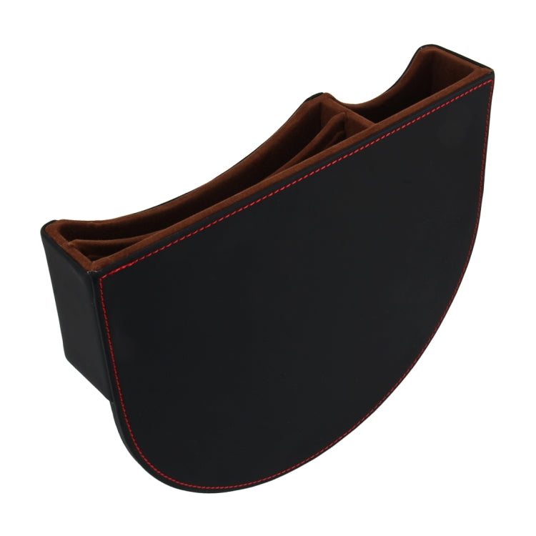 Car Seat Gap Organizer with Stylish PU Leather Storage for Phones, Coins, and Accessories