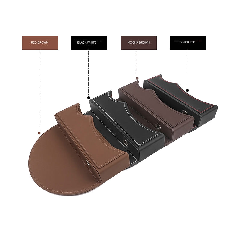 Car Seat Gap Organizer with Stylish PU Leather Storage for Phones, Coins, and Accessories