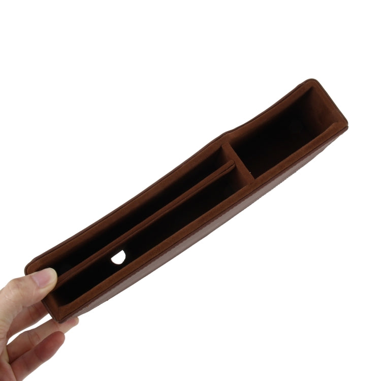 Car Seat Gap Organizer with Stylish PU Leather Storage for Phones, Coins, and Accessories