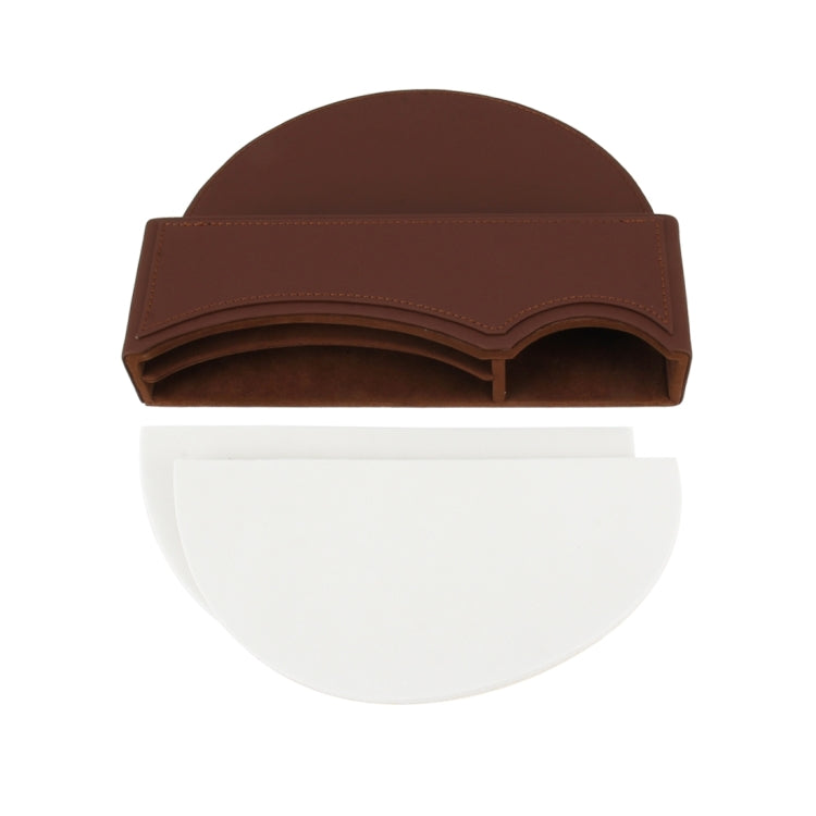 Car Seat Gap Organizer with Stylish PU Leather Storage for Phones, Coins, and Accessories