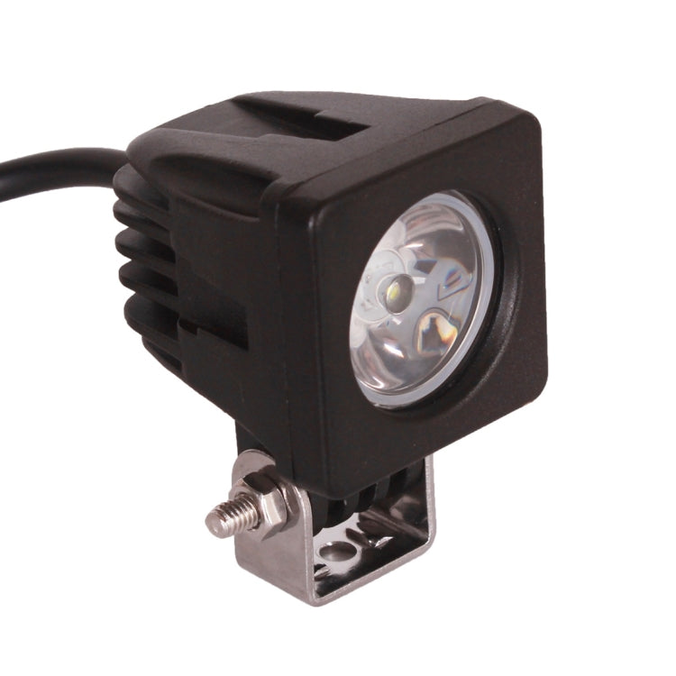 DC 9-32V 10W 1000LM 6500K Waterproof Vehicle Car Boat Marine External Work Lights Emergency Lights 30 Degrees Spot Light LED Car Bulbs with 1 Intense CREE LED Lights