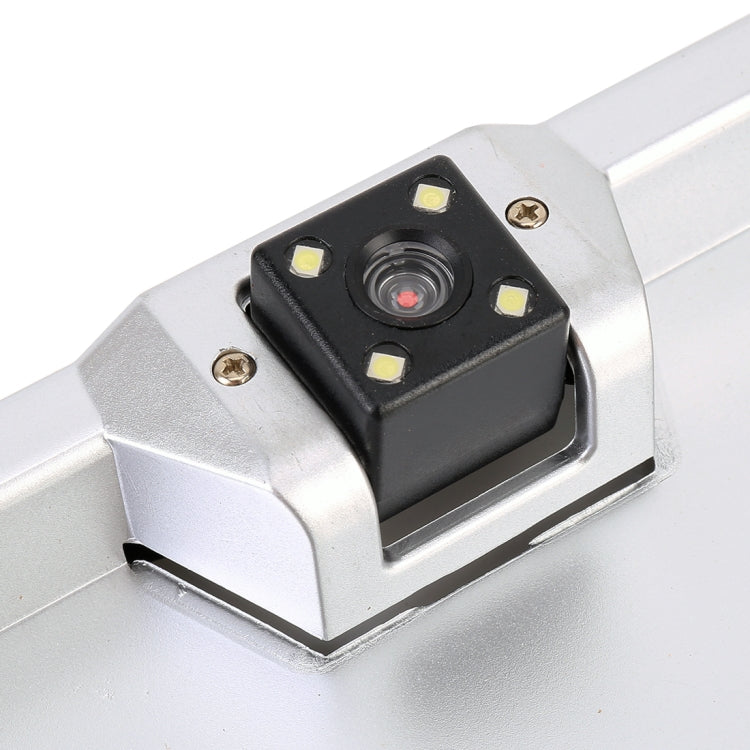 JX-9488 720x540 Effective Pixel NTSC 60HZ CMOS II Universal Waterproof Car Rear View Backup Camera with 2W 80LM 5000K White Light 4LED Lamp, DC 12V, Wire Length: 4m