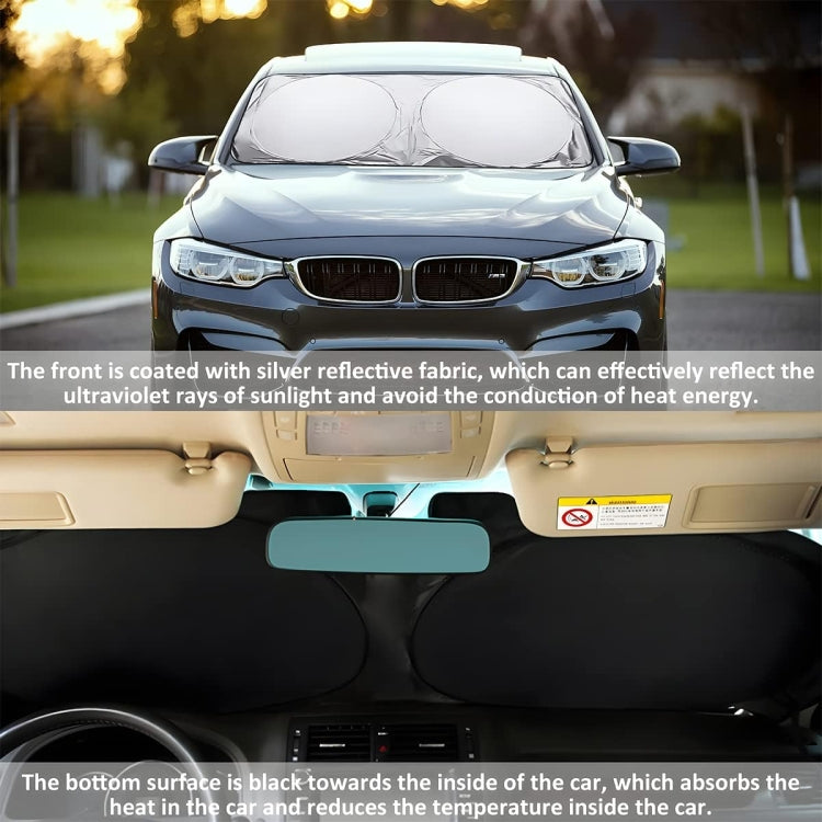 General Purpose Poncho Car Sun Visor Before The File, Size: 150cm x70cm