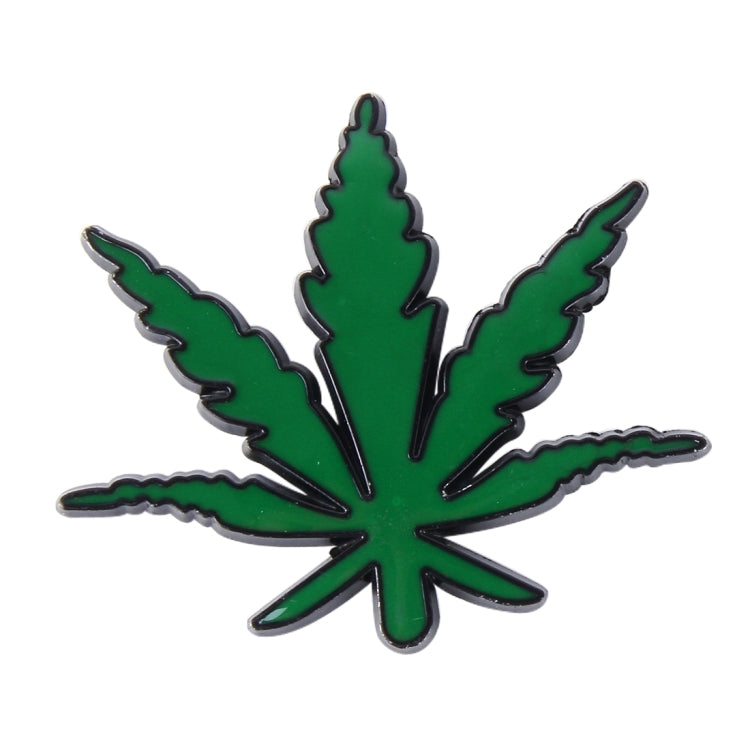 1 PCS Pure Metal Maple Leaf Car Stickers, Leaf