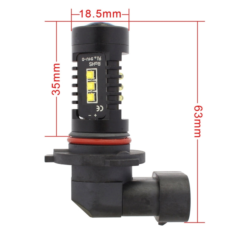 2 PCS MZ 10W 1080LM 5500K 9005 12 XB-D LED Car Front Fog Lights Car Fog Replacement Bulbs Driving Light, DC 12-24V