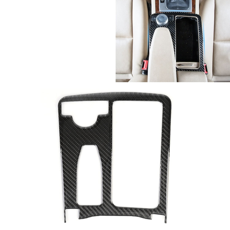 Carbon Fibre Water Cup Panel Sticker for Mercedes-Benz W204 – Stylish Interior Upgrade