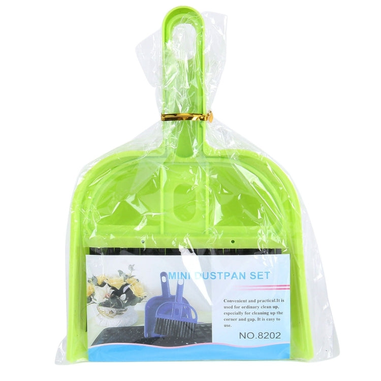 Mini Desktop Car Keyboard Sweep Cleaning Brush Small Broom Dustpan Set, 1  Set (Green), 1  Set (Blue), 1  Set (Magenta)