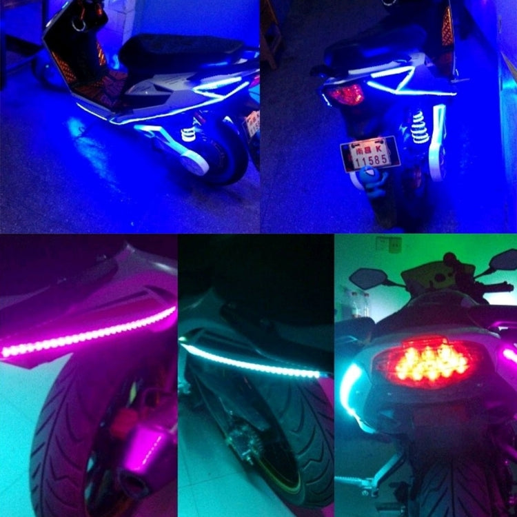 5 PCS 45 LED 3528 SMD Waterproof Flexible Car Strip Light for Car Decoration, DC 12V, Length: 90cm