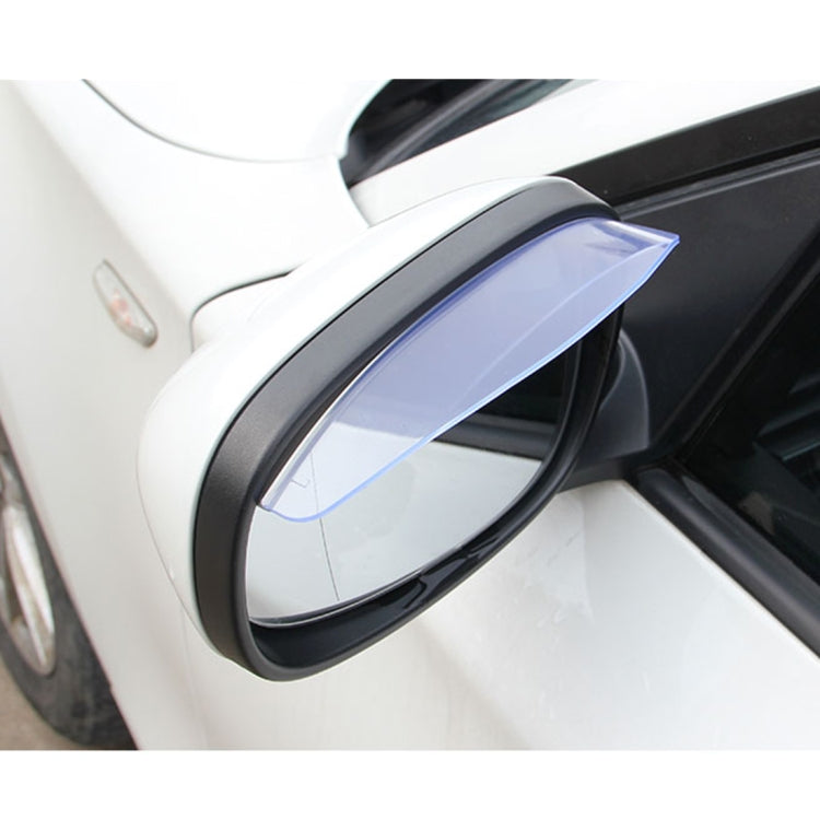 1 Pair Car Rearview Mirror Rain Blades Car Back Mirror Eyebrow Rain Cover Car Rearview Mirror Eyebrow Covers Flexible Protection Rainproof Decoration Accessories, 3R-2101