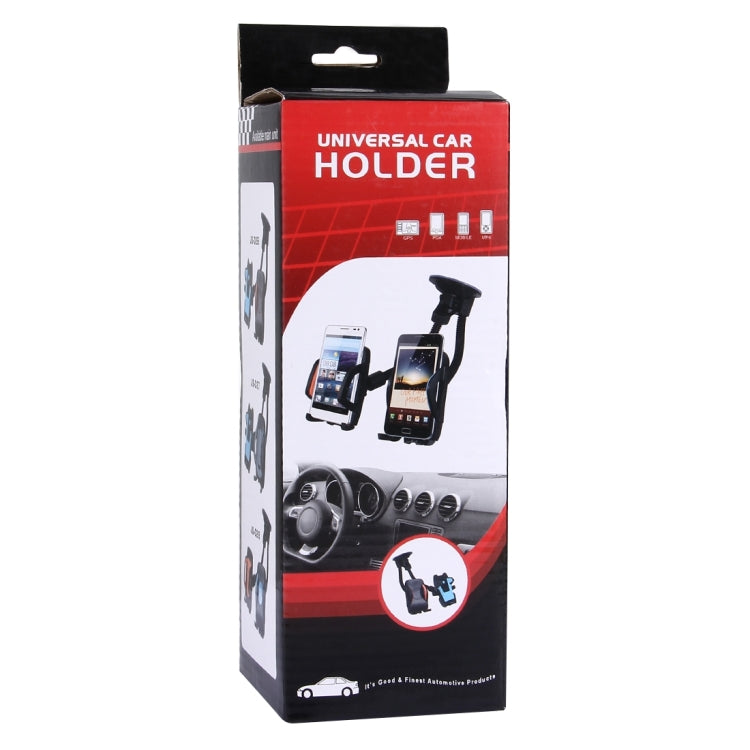 Universal 360-Degree Rotating Car Holder for Smartphones and GPS Devices