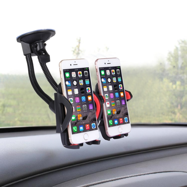 Universal 360-Degree Rotating Car Holder for Smartphones and GPS Devices