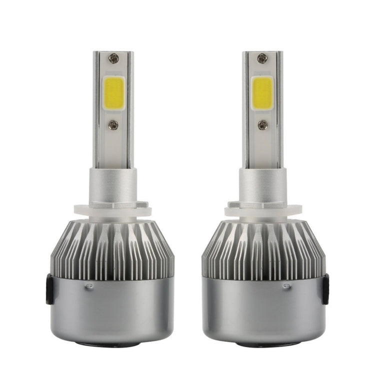 2pcs 880/881 18W 1800LM 6000K Waterproof IP68 Car Auto LED Headlight with 2 COB LED Lamps, DC 9-36V