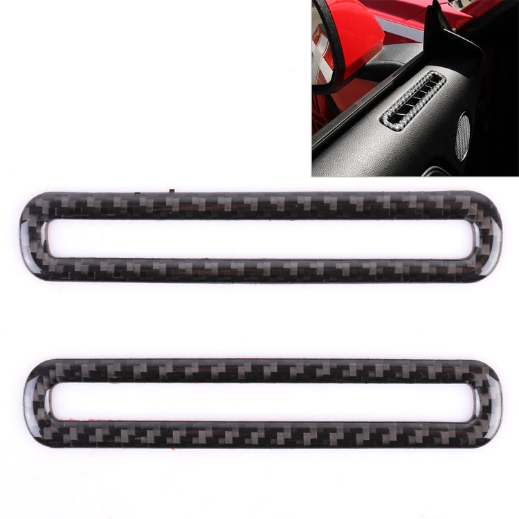 Ford Mustang 2015-2020 Premium Air Vent Trim Decorative Stickers - 2 Piece Set for Enhanced Interior Style