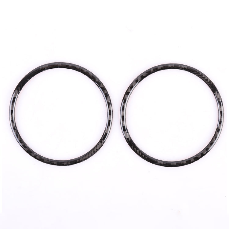 Pair of Stylish Horn Trim Rings for Ford Mustang Car Doors