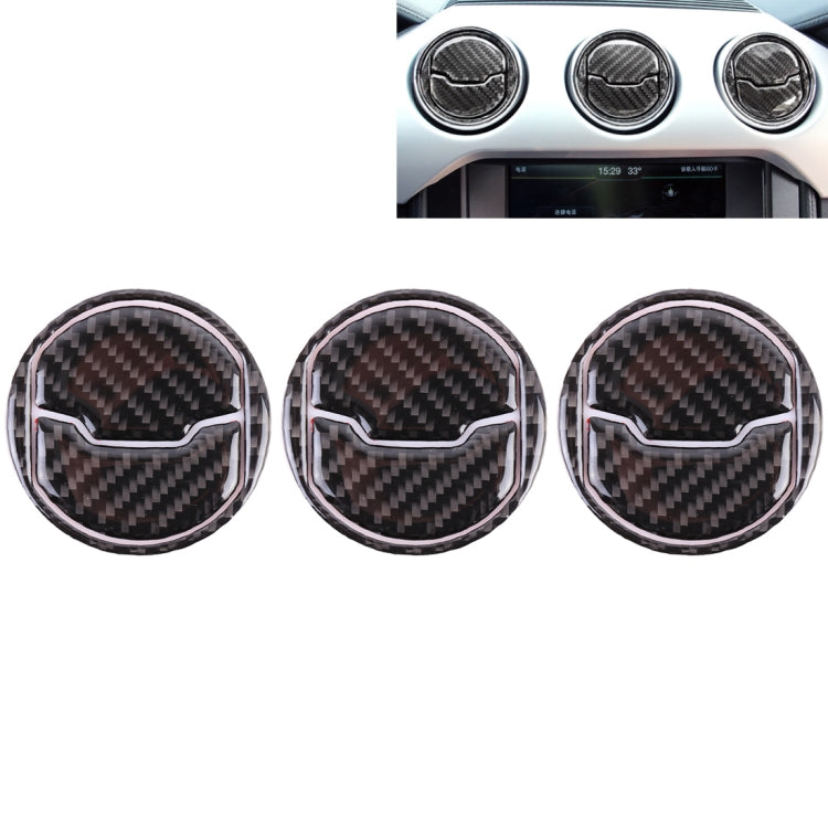 9-Piece Decorative Air Vent Trim Rings for Ford Mustang (2015-2020)