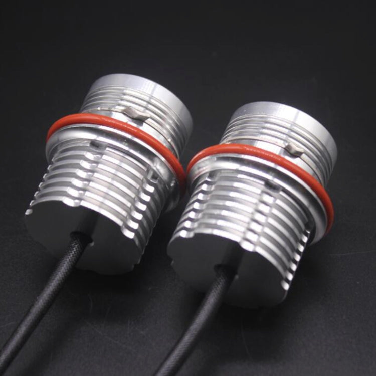 2 PCS DC 12-24V 60W 2000LM 12-LED Angel Eyes Light Bulb for BMW E39/E53/E60/E61/E63/E64/E65/E66/E87, (White Light)