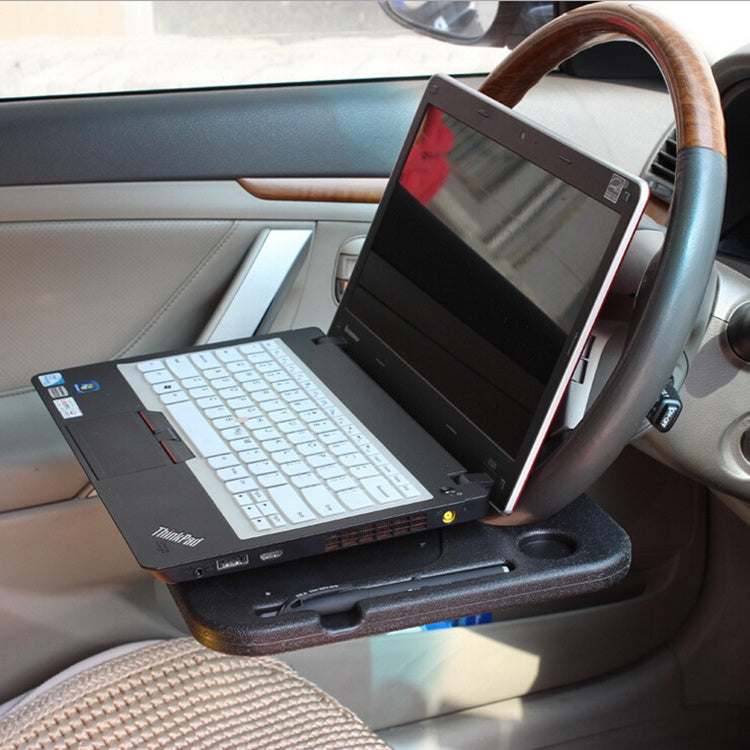 Versatile Car Steering Wheel Laptop and Dining Tray – Ideal Mobile Workstation and Accessory