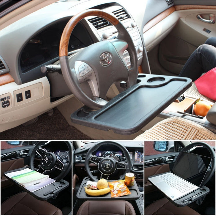 Versatile Car Steering Wheel Laptop and Dining Tray – Ideal Mobile Workstation and Accessory