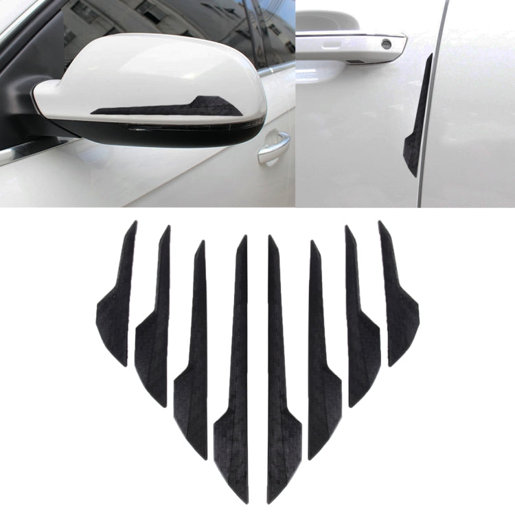 8 PCS Car Vehicle Door Side Guard Anti Crash Strip Exterior Avoid Bumps Collsion Impact Protector Sticker, Door Side Guard, R-2119