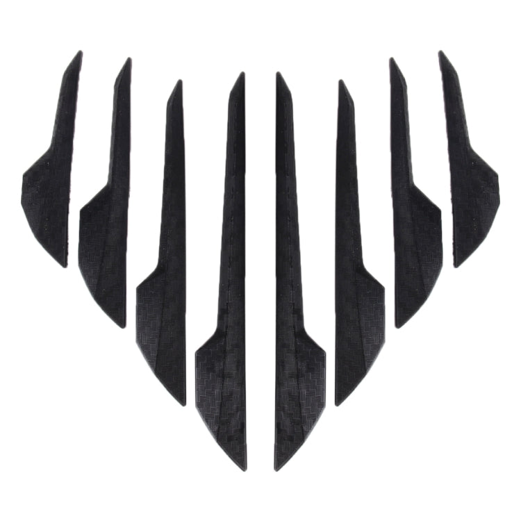8 PCS Car Vehicle Door Side Guard Anti Crash Strip Exterior Avoid Bumps Collsion Impact Protector Sticker, Door Side Guard, R-2119