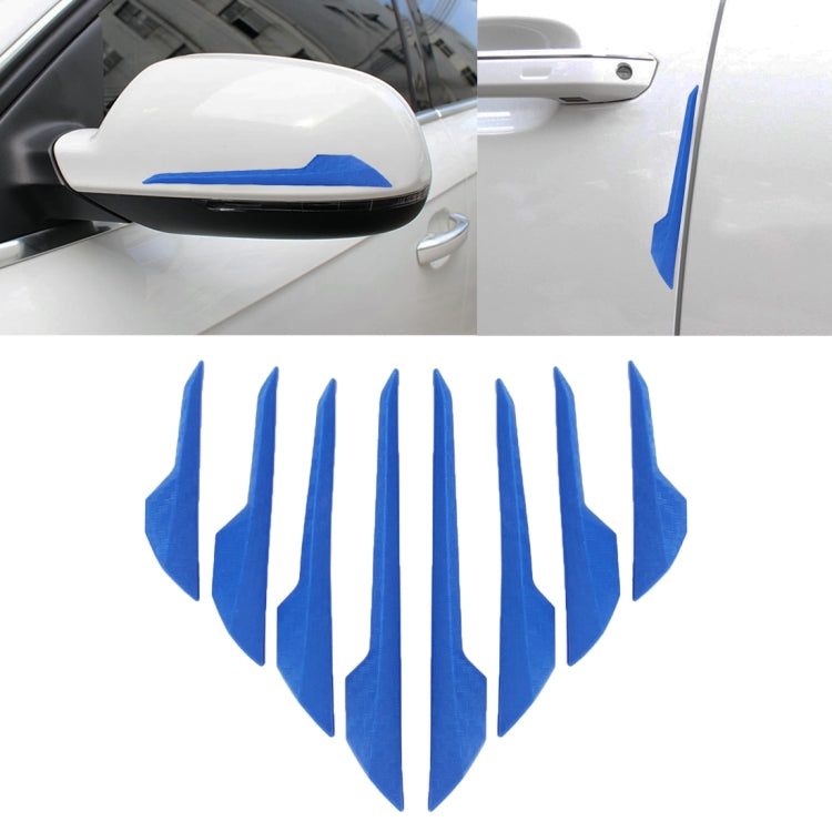 8 PCS Car Vehicle Door Side Guard Anti Crash Strip Exterior Avoid Bumps Collsion Impact Protector Sticker, Door Side Guard, R-2119