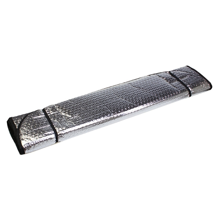 Silver Aluminum Foil Sun Shade Car Windshield Visor Cover Block Front Window Sunshade UV Protect, Size: 130 x 60cm