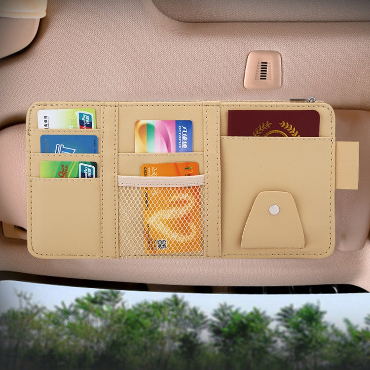 Car Visor Organiser: Multi-Functional Tissue Box, CD Holder and Card Wallet