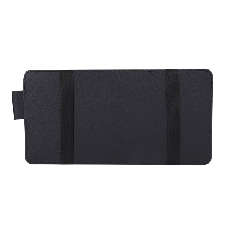 Universal Car Sun Visor Tissue Box and CD Organiser with PU Leather Protection