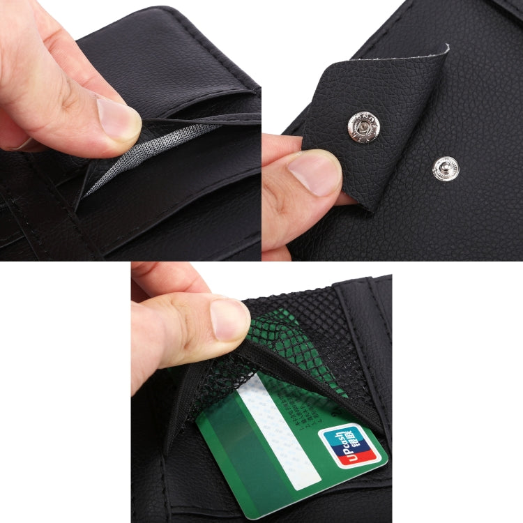 Universal Car Sun Visor Tissue Box and CD Organiser with PU Leather Protection