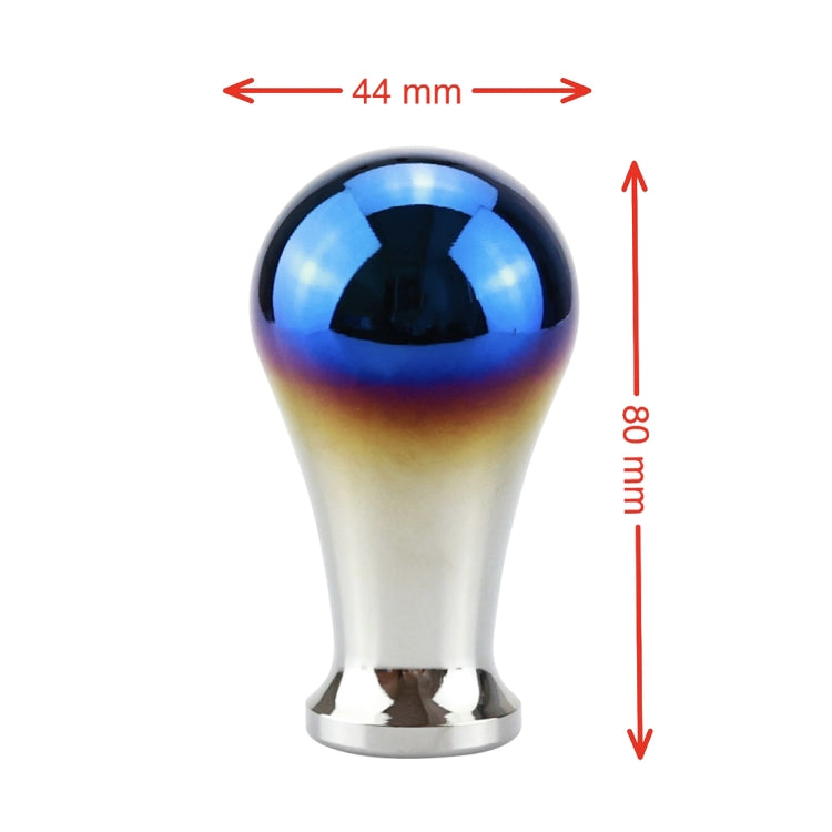 Universal Vehicle Car Blue Aluminium Alloy Gear Shift Lever for Manual & Automatic Knobs