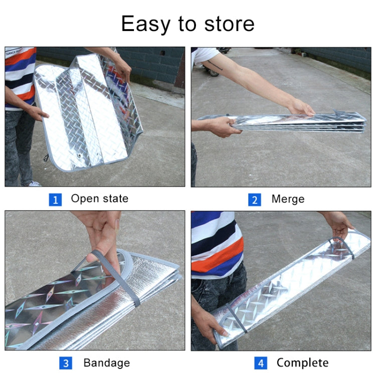SUV Sun Shade Car Windshield Visor Cover Block Front Window Sunshade UV Protect, Size: 140 x 75cm