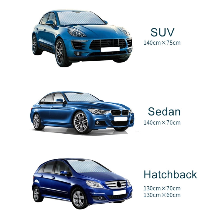 SUV Sun Shade Car Windshield Visor Cover Block Front Window Sunshade UV Protect, Size: 140 x 75cm