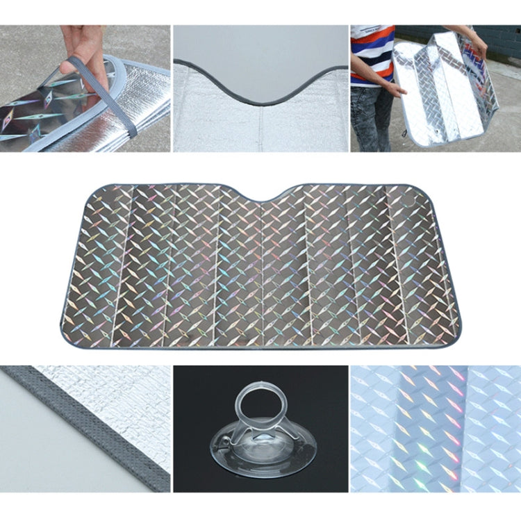 Sun Shade Hatchback Car Windshield Visor Cover Block Front Window Sunshade UV Protect, Size: 130 x 60cm