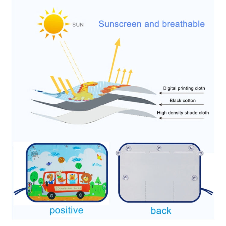 Ultimate Rear Window Sunshade: Thermal Insulation Cover for Cars (70x50cm)