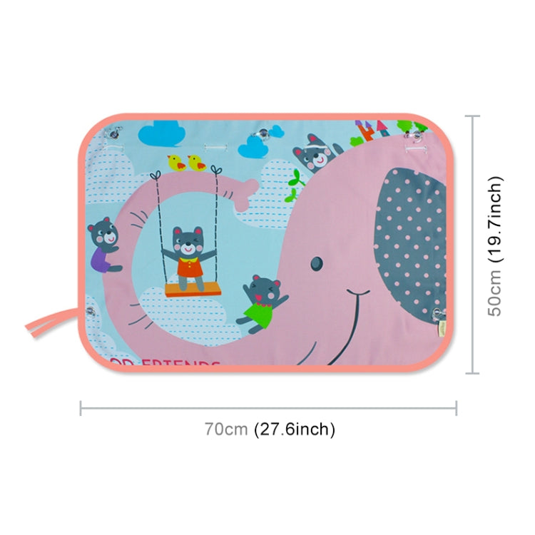 Ultimate Rear Window Sunshade: Thermal Insulation Cover for Cars (70x50cm)