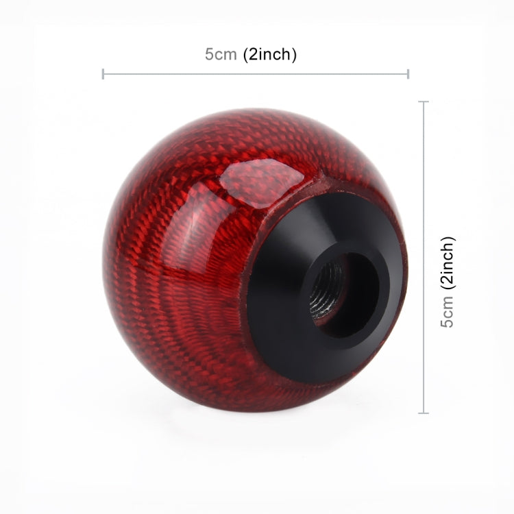 Stylish Carbon Fibre Gear Shift Knob for Manual & Automatic Vehicles