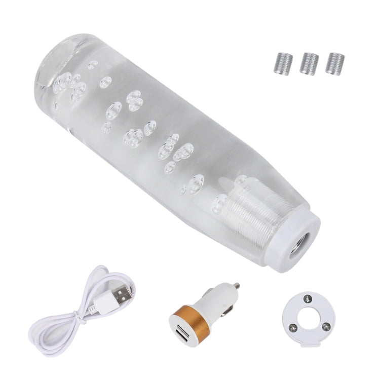 LED Lava Light Shift Knob for Cars and Trucks - 15cm Universal Gear Lever with RGB Colour Changing Feature
