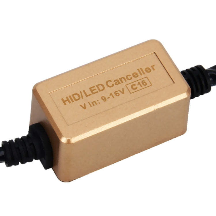 2 PCS H1 H3 LED Headlight Canbus Error Free Computer Warning Canceller Resistor Decoders Anti-Flicker Capacitor Harness