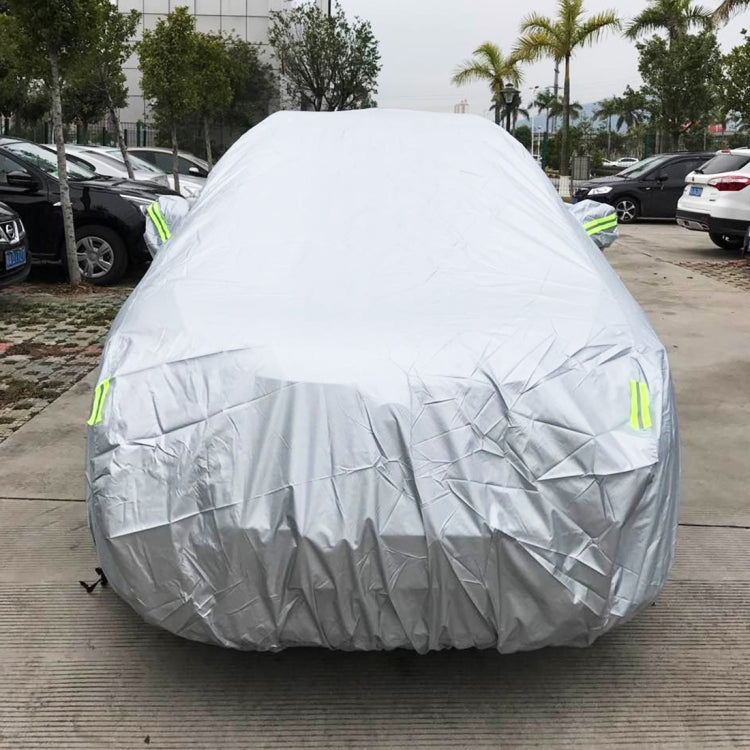 Outdoor Universal Anti-Dust Sunproof SUV Car Cover with Warning Strips