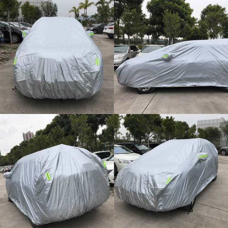 Outdoor Universal Anti-Dust Sunproof SUV Car Cover with Warning Strips