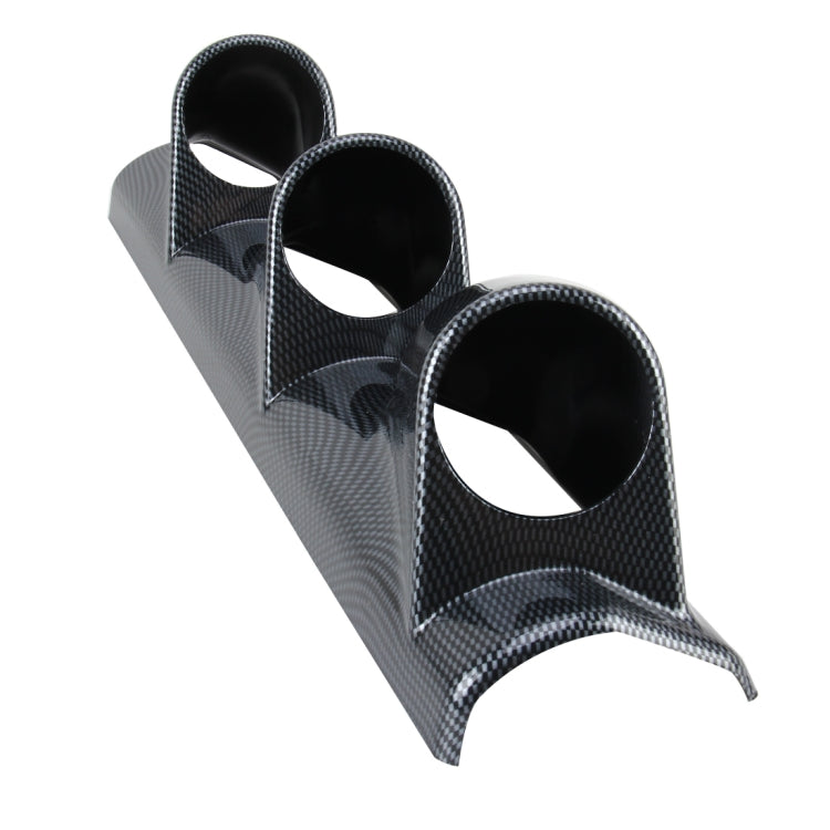 Tri-Gauge Dashboard Pod Holder for 60mm Automotive Instruments - Universal Mount for Vehicle Performance Monitoring
