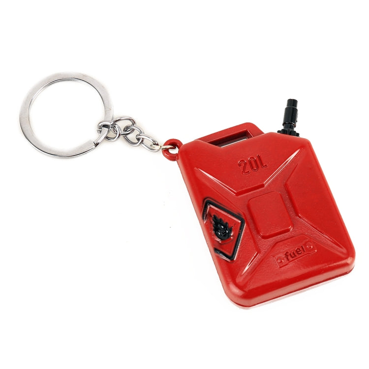 Car Fuel Tank Pendant Keyring in Durable Zinc Alloy