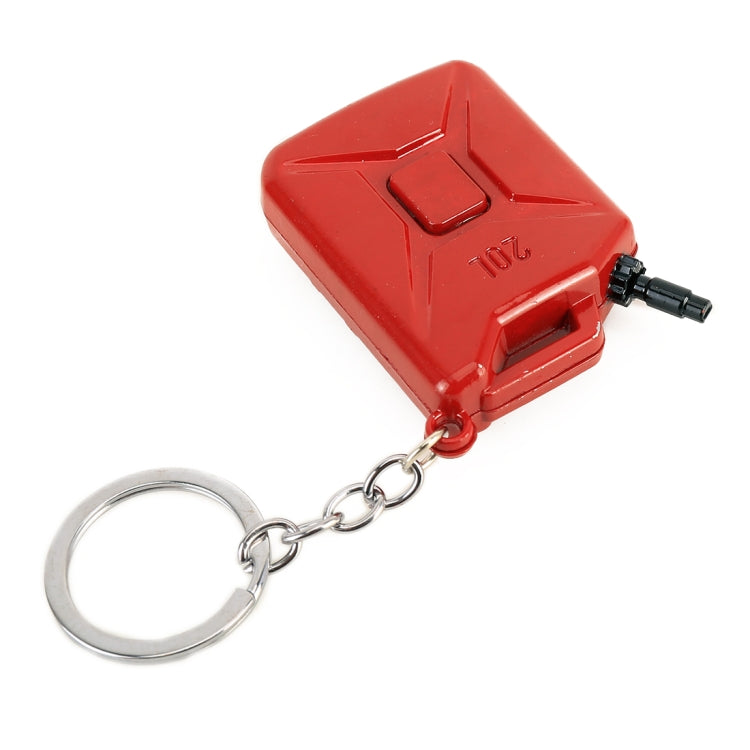 Car Fuel Tank Pendant Keyring in Durable Zinc Alloy