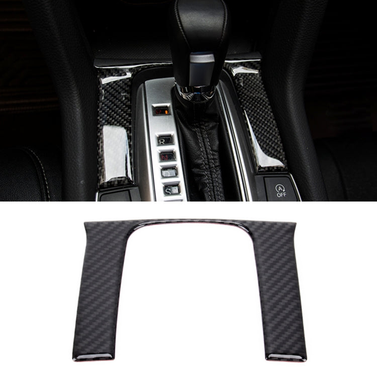 Carbon Fibre 3D DIY Gear Shift Panel Knob Cover Trim for Honda Civic 10th Gen (2016-2019)