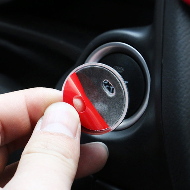 3D Aluminium Alloy Engine Start/Stop Button Accent Trim for Mazda