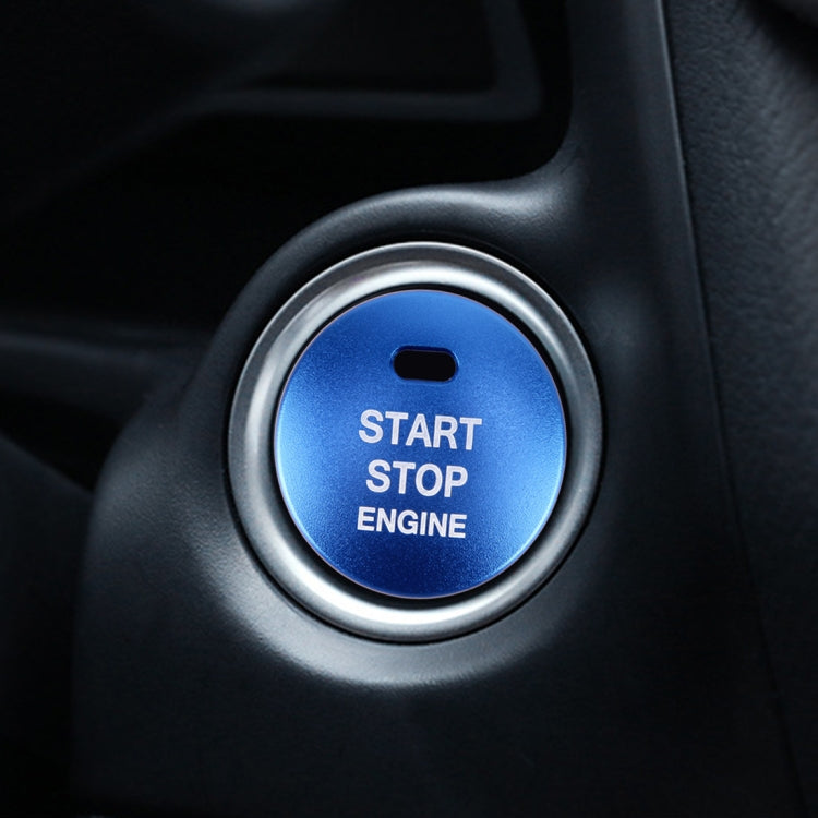 3D Aluminium Alloy Engine Start/Stop Button Accent Trim for Mazda